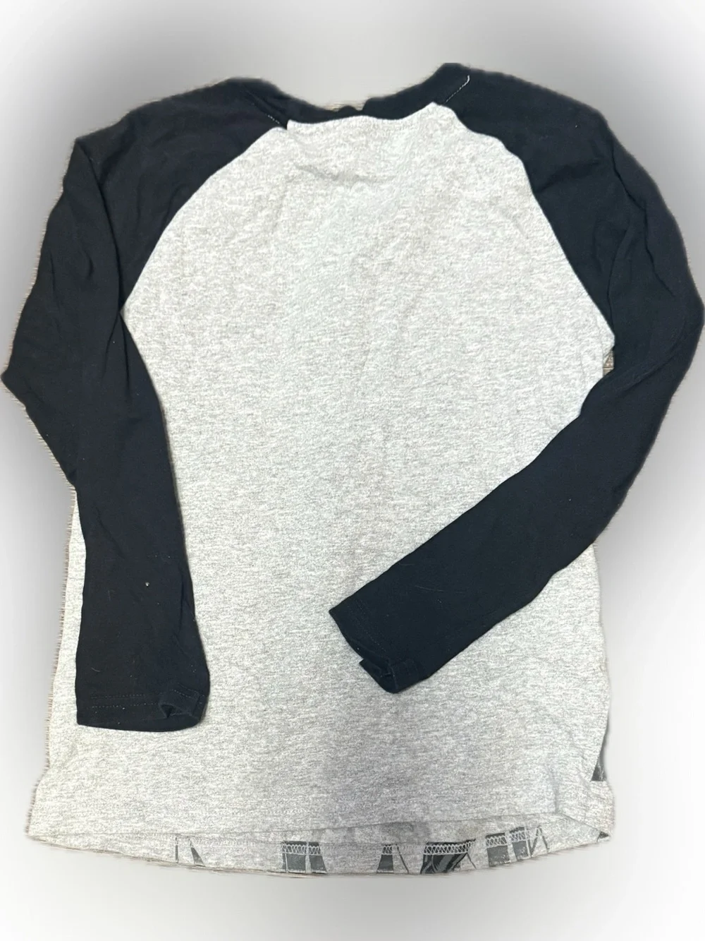 Batman Long Sleeve Raglan Tee - Black, Gray, Yellow